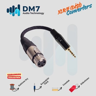 XLR/F (Dişi) Dönüştürücüler