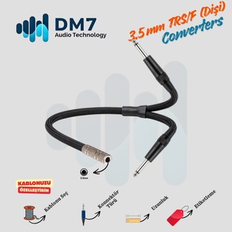 3.5mm TRS/F (Dişi) Dönüştürücü Y-Kablo