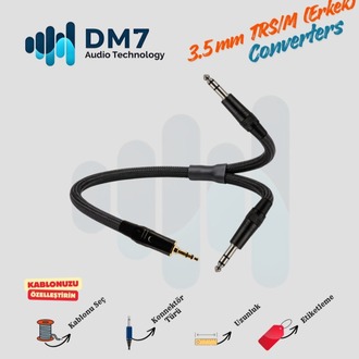 3.5mm TRS/M (Erkek) Dönüştürücü Y-Kablo