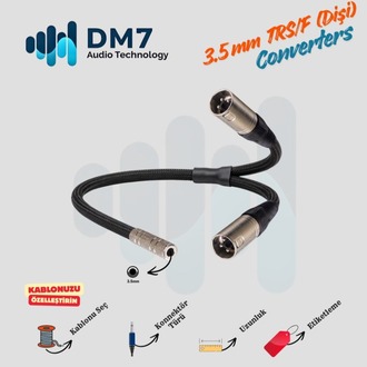 3.5mm TRS/F (Dişi) Dönüştürücü Y-Kablo