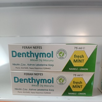 Denthymol nane limon diş macunu