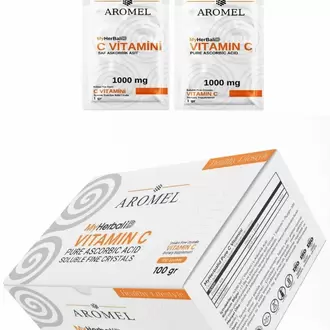 AROMEL C VİTAMİN SAF ASKORBİK ASİT 100 ŞASE