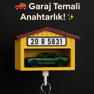 ✨Garaj Temalı Anahtarlık!