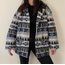 vintage unisex kaşe mont
