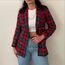 vintage ekose jacket