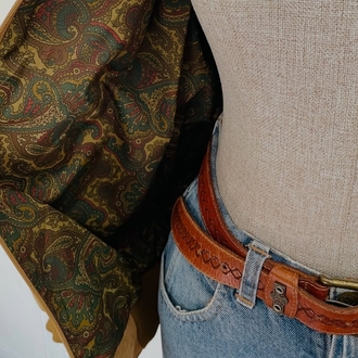 V İtaliano Vintage orj süet deri unisex 90s mont