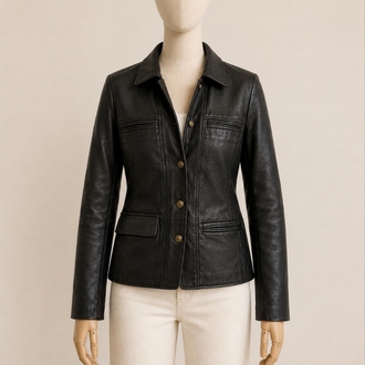 Vakko New York vintage deri jacket