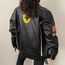Ferrari leather racing vintage unisex