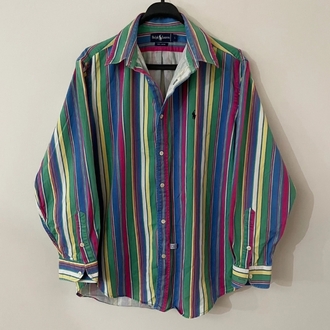 Ralph Lauren 90s unisex multi color gömlek