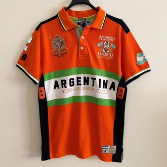 Geographıcal Norway Argentina Vintage unisex polo t-shirt
