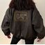 CAT orj deri unisex 90s mont