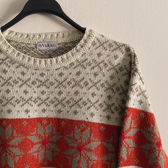 Vakko vintage unisex 90s yün kazak
