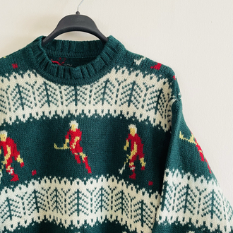Vintage özel koleksiyon unisex kazak