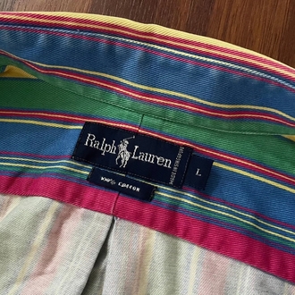 Ralph Lauren 90s unisex multi color gömlek