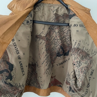 Sam Amca USA Vintage orj deri unisex jacket