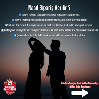 Size Özel Kişiselleştirilmiş Aşk Şarkısı FOTOĞRAFLI KLİP DAHİL