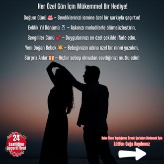 Size Özel Kişiselleştirilmiş Aşk Şarkısı FOTOĞRAFLI KLİP DAHİL