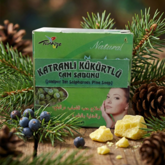 Dr. Devalı Katranlı Kükürtlü Çam Sabunu 100 G %100 Doğal Akne Ve Sivilce İçin Cilt Bakımı