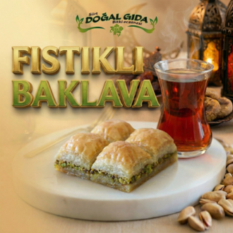 Siirt Doğal Gıda Taze Fıstıklı Baklava 1 KG