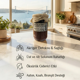 Dr.Devalı Çam Kozalak Pekmezli Özel Karışım 800 gr (Koruyucu Strafor Özel Ambalajlı)