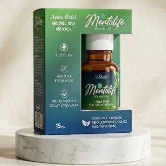 Dr.Devalı Mentolife Organik Sıvı Mentol Roll On Metal Masaj Başlık 15 ml