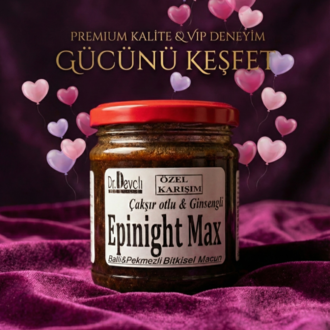 Epinight Max VIP Epimedyumlu Ginsengli Çakşır Otlu Bitkisel Performans Enerji Macunu 240 GR
