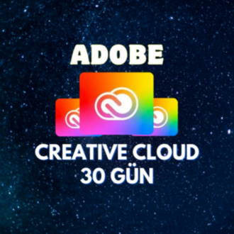 Adobe Creative Cloud Lisans Satın Al - 1 Aylık Kişisel Hesap (Tüm Uygulamalar Aktif)