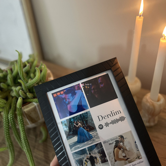 Spotify kodlu Anı çerçevesi 
