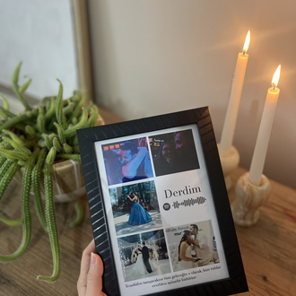 Spotify kodlu Anı çerçevesi 