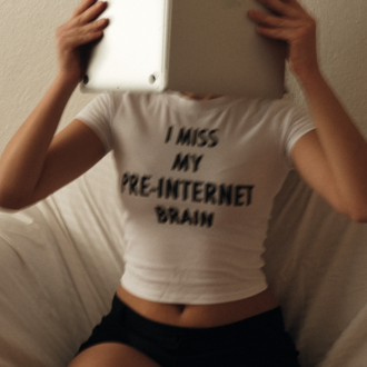 I Miss My Pre-Internet Brain Baby Tee