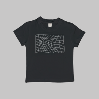 Y2K Wavy Baby Tee