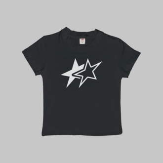 Y2K Stars Baby Tee