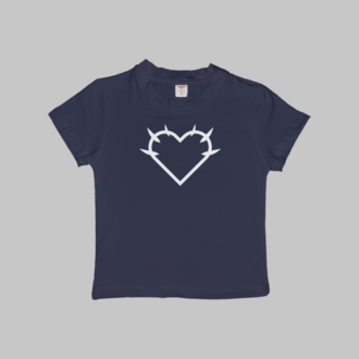 Y2K Heart Baby Tee