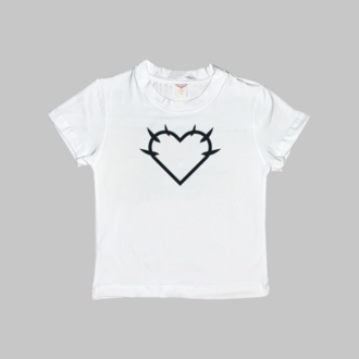 Y2K Heart Baby Tee