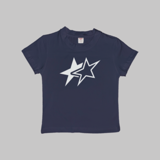 Y2K Stars Baby Tee