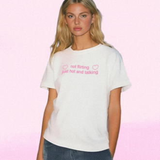 Not Flirting Just Hot And Talking T-Shirt