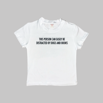 Dogs & Books Baby Tee