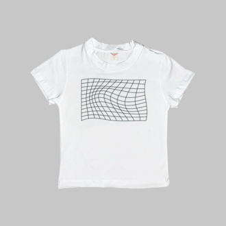 Y2K Wavy Baby Tee