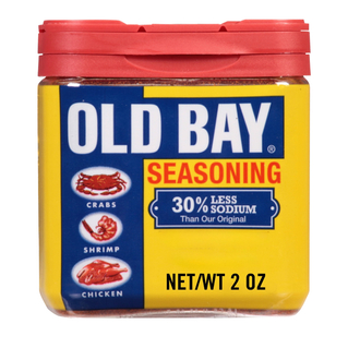 OLD BAY Gluten Free 30% Less Sodium Seasoning, 2 oz Can