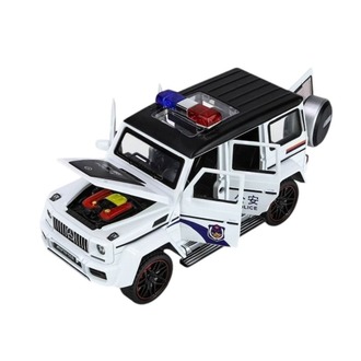 1:24 IŞIKLI SESLİ MODEL METAL POLİS JEEP