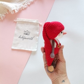 Amigurumi Kardan Adam Piti Oyuncak