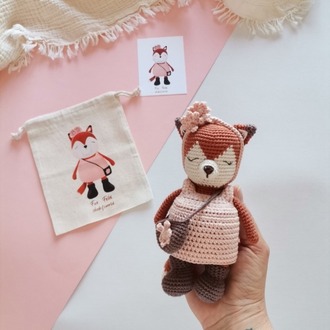 Amigurumi Tilki Felix Oyuncak 