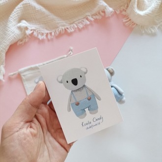 Amigurumi Erkek Koala Candy Oyuncak