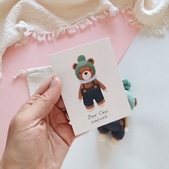 Amigurumi Ayı Coco Oyuncak 