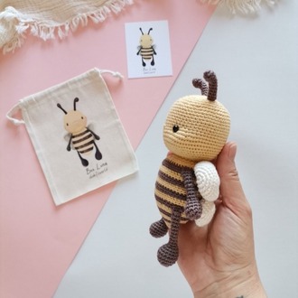 Amigurumi Arı Luna Oyuncak 