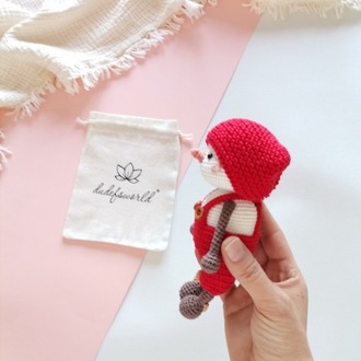 Amigurumi Kardan Adam Piti Oyuncak
