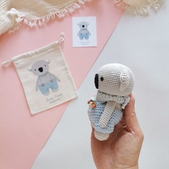 Amigurumi Erkek Koala Candy Oyuncak