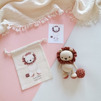 Amigurumi Aslan Ollie Oyuncak 