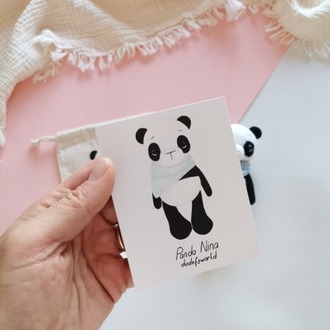 Amigurumi Panda Nina Oyuncak 