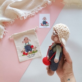 Amigurumi Kuzu Shaun Oyuncak Seti